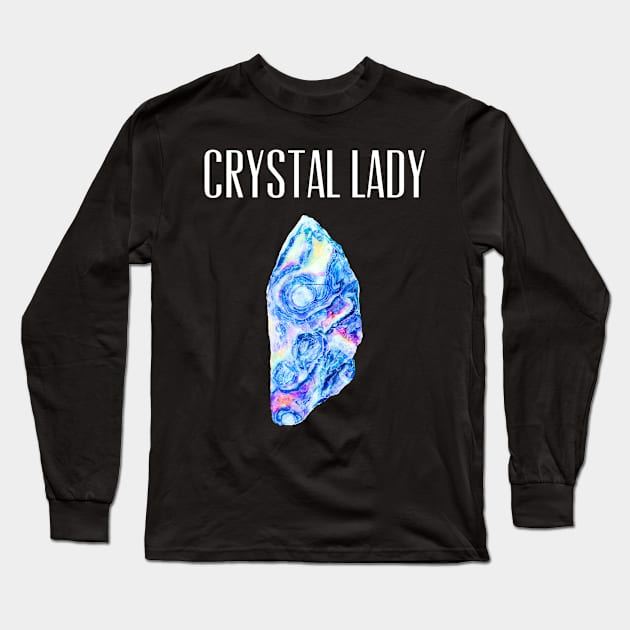 Crystal lady Long Sleeve T-Shirt by Cleopsys